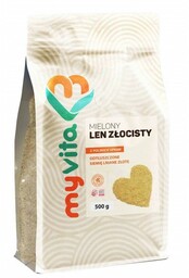 Len Złoty Mielony, Myvita, 500g