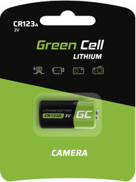 Green Cell Bateria Litowa CR123A 3V 1400mAh