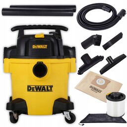 Odkurzacz przemysłowy na sucho/mokro 20l 1050W DeWalt Akcesoria