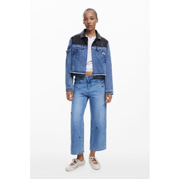 Desigual dżinsy culotte Mickey