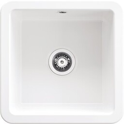 DEANTE Zlewozmywak jednokomorowy Lumi ZCU 610B Biały 45.7x45.7