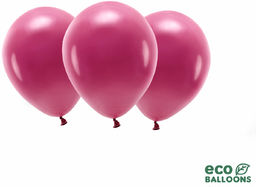 EKO Balony lateksowe pastelowe bordowe - duże -