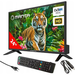 Telewizor 24 cale Tv przenośny Hd Led tuner