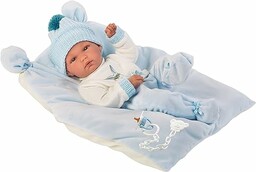 Llorens 63555 Bimbo - lalka niemowlęca z piżamą