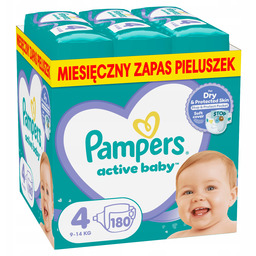 Pampers Active Baby 4 180 szt. 9-14 kg