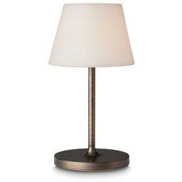 Lampa Stołowe Halo Design, ściemnialny, złoty mosiężny, salon,