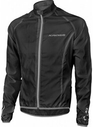 KROSS Kurtka rowerowa Brolly (rozmiar S) Czarny RABAT