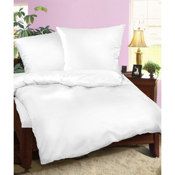 Karo Pościel bawełniana 180x200 biała 01 jednobarwna