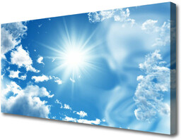 Obraz Canvas Słońce Chmury Niebo Błękit