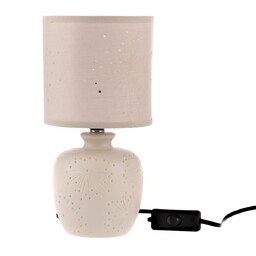 Ceramiczna lampa stołowa Galaxy, beżowy, 13 x 26,5