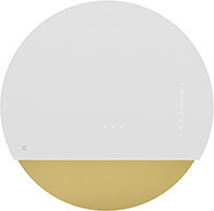 Okap przyścienny CIARKO Eclipse Biało-złoty + Czajnik Smeg