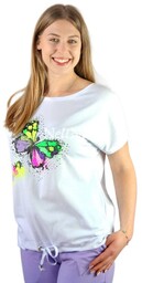 Bluzka z wiazaniem w motylki Butterfly L/XL