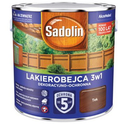 Lakierobejca Dekoracyjno-Ochronna 3w1 Tek 2,5 l Sadolin