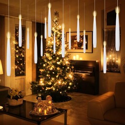 20SZT Floating Candles Led z Magiczna różdżka Halloween