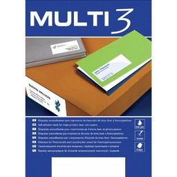 ETYKIETY MULTI 3 BIAŁE A4