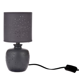 Ceramiczna lampa stołowa Galaxy, ciemnoszary, 13 x 26,5