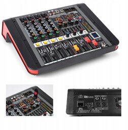 Powermikser Analogowy 4-KANAŁOWY Pd 400W/ Usb/ Bt
