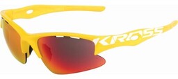 KROSS Okulary rowerowe DX-Race T4COK000004YL Żółty RABAT