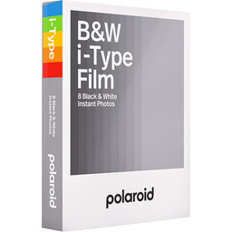 Polaroid Wkład B&W Film for i-Typ (White Frame)