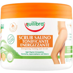 Tonizująco Energetyzujący Peeling Solny do Ciała Equilibra, 600