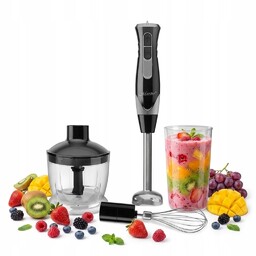 Mocny Blender ręczny 500W zestaw rozdrabniacz trzepaczka Maestro