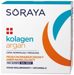 SORAYA_Kolagen & Argan nawilżający krem przeciwzmarszczkowy na dzień