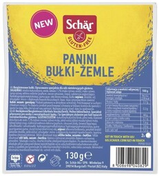 BUŁKI PANINI BEZGLUTENOWE (2X65G) 130 G SCHAR
