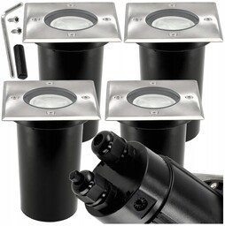 4x Oprawa Led Lampa Najazdowa Ogrodowa Wpuszczana GU10