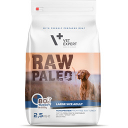 Karma larg size dorosły indyk 2500 g Raw