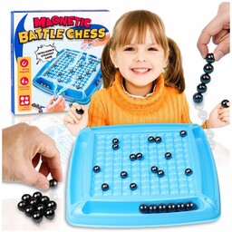 KAMIENIE MAGNETYCZNA SZACHY MAGNETYCZNE GRA EDUKACYJNA LOGICZNA, Revento