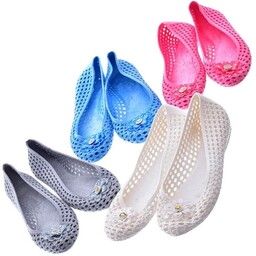 OBUWIE LETNIE DAMSKIE TWORZYWO RÓŻNE KOLORY