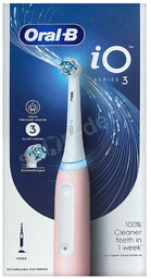 Oral-B iO 3 Blush Pink szczoteczka magnetyczna różowa
