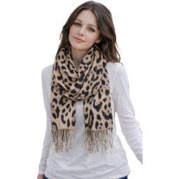 Szalik damski szal cienki wiosenny modny wzór