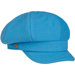 Women s Newsboy Cap by Mayser, jasnoniebieski, cm