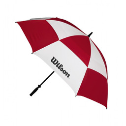 Parasol golfowy Wilson Double Canopy Umbrella (czerwono-biały)