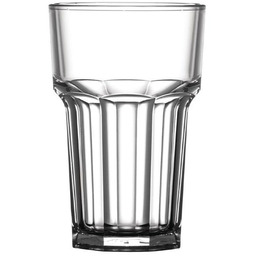 Szklanka wysoka z poliwęglanu 285 ml transparentna (36