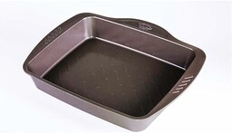Pyrex asimetriA metalowy łatwy w trzymaniu prostokątny piec