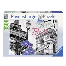 Ravensburger Puzzle 1500 el. Mój Paryż 16296