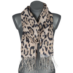 Szalik damski szal cienki wiosenny modny wzór