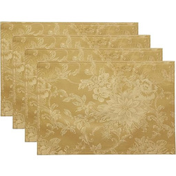 Elrene Home Fashions Poinsecja elegancja żakardowa Boże Narodzenie/wakacje