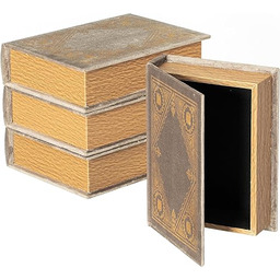 Zestaw 4 dekoracyjnych pudełek do przechowywania drobiazgów