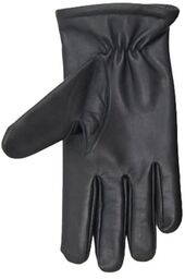 Rękawiczki zimowe ze skóry jagnięcej - Czarne