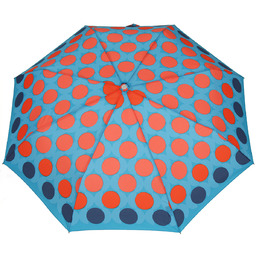 Turkusowy parasol damski automatyczny od F.P. PARASOL Wiatroodporny