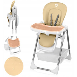 Lionelo Linn Plus Krzesełko do karmienia regulowane składane