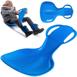 Ślizg plastikowy jabłuszko, niebieski