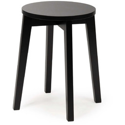 Elior Czarny drewniany taboret W7-F42