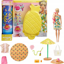 Lalka Barbie Color Reveal Piana Wanienka Ananas