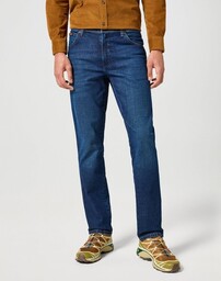 Męskie spodnie jeansowe proste Wrangler TEXAS SLIM W32
