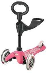 Micro Trójkołowa hulajnoga/jeździk Mini 3w1 Deluxe Pink