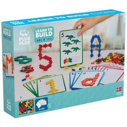 PLUS-PLUS Klocki plastikowe Basic Naucz się budować literki